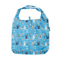 Eco Chic Eco Chic Lightweight Foldable Reusable Shopping Bag Whimsy Dogs