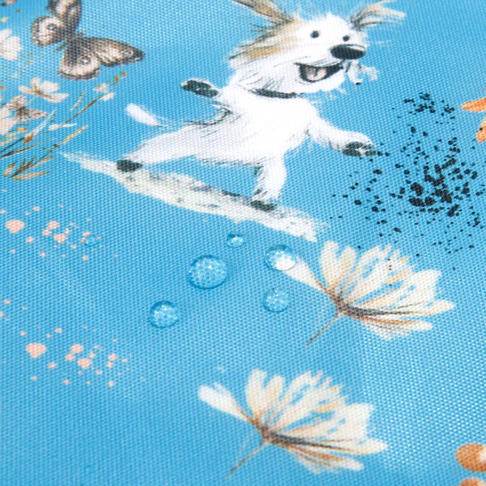 Eco Chic Eco Chic Lightweight Foldable Reusable Shopping Bag Whimsy Dogs