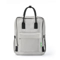 Eco Chic Retail Ltd Eco Chic Recycled Canvas Top Handle Backpack - Concrete
