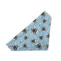 Eco Chic Eco Chic Recycled Dog Bandana - Bumble Bees Blue