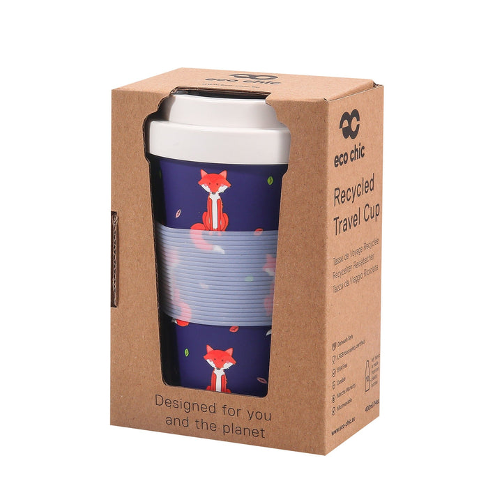 Eco Chic Eco Chic Recycled Travel Cup Foxes