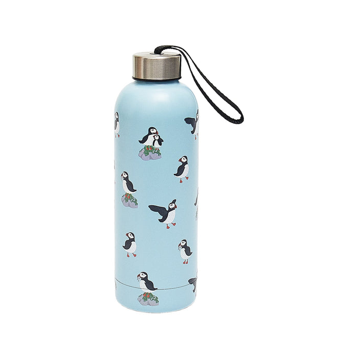 Eco Chic Eco Chic Thermal Bottle Multi Puffin