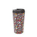 Eco Chic Eco Chic Thermal Coffee Cup Black Ditsy