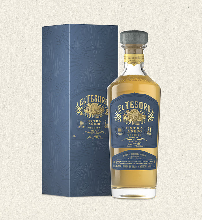 El Tesoro Extra Anejo Tequila -750ml
