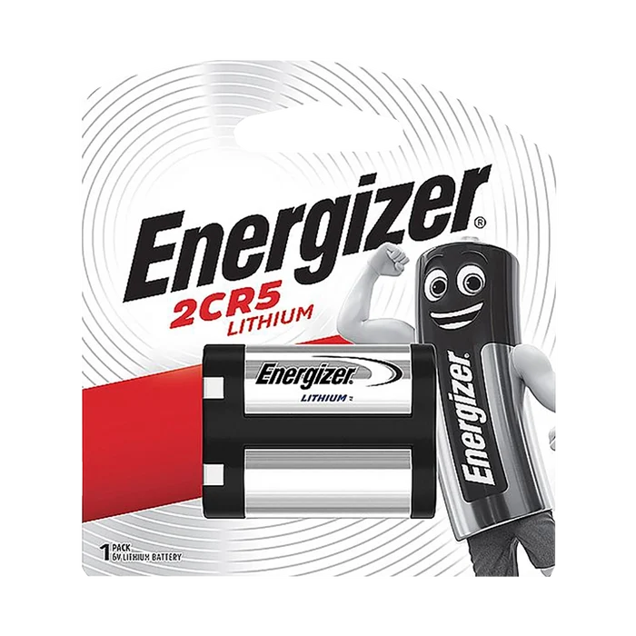 Energizer 2CR5 6v Photo Lithium Battery Card 1