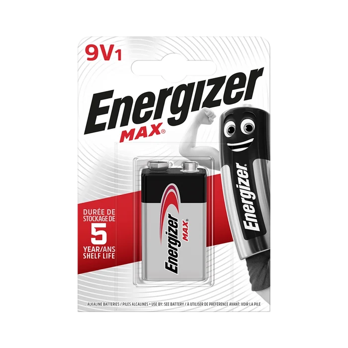 Energizer 9v MAX Alkaline Battery