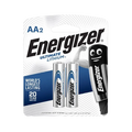 Energizer XL91BP2 1.5v Lithium AA Battery Card 2