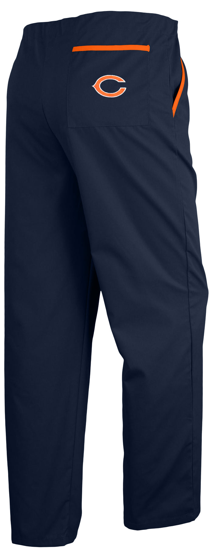 Fabrique Innovations NFL Unisex Chicago Bears Team Logo Scrub Pants,Navy