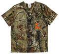 Fabrique Innovations NFL Unisex Cleveland Browns Camo Team Logo Scrub Top