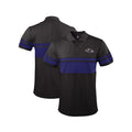 FOCO Men's NFL Baltimore Ravens Stripe Polo Shirt