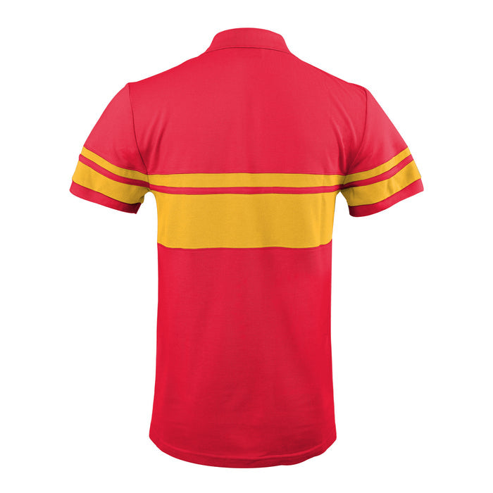 FOCO Men's NFL Kansa City Chiefs Stripe Polo Shirt