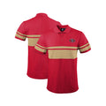FOCO Men's NFL San Francisco 49ers Stripe Polo Shirt