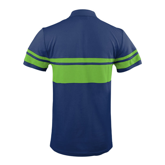 FOCO Men's NFL Seattle Seahawks Stripe Polo Shirt