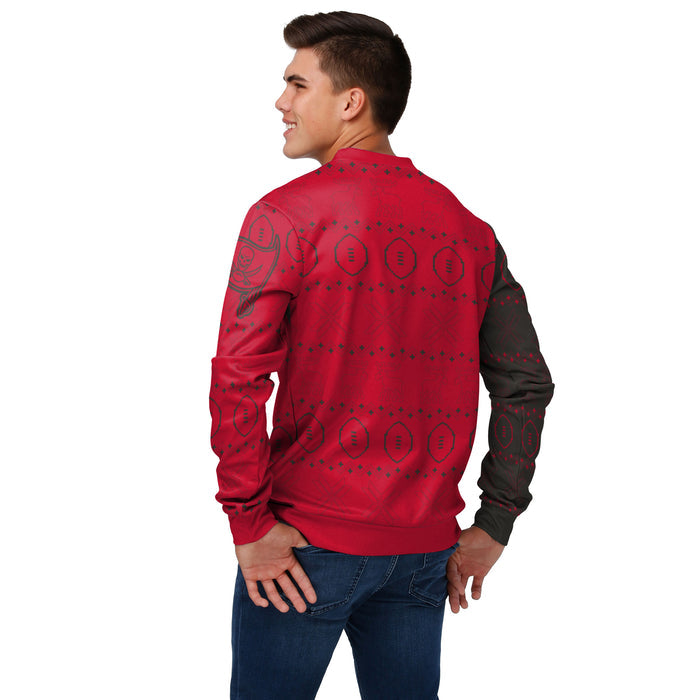 FOCO Men's NFL Tampa Bay Buccaneers Ugly Printed Sweater