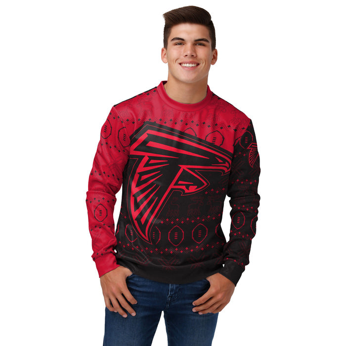 FOCO Men's NFL Tampa Bay Buccaneers Ugly Printed Sweater