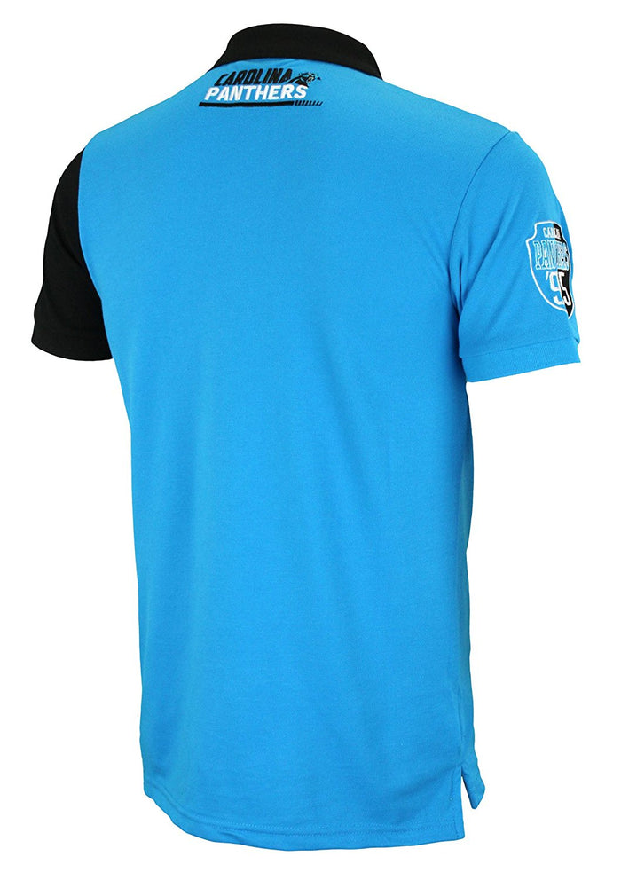 FOCO NFL Men's Carolina Panthers Rugby Polo Shirt