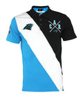 FOCO NFL Men's Carolina Panthers Rugby Polo Shirt