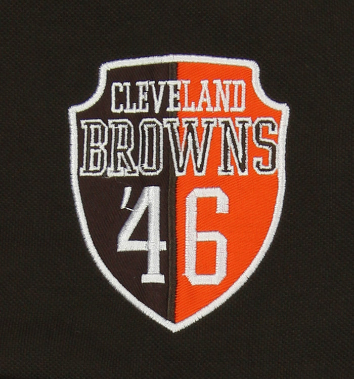 FOCO NFL Men's Cleveland Browns Rugby Polo Shirt