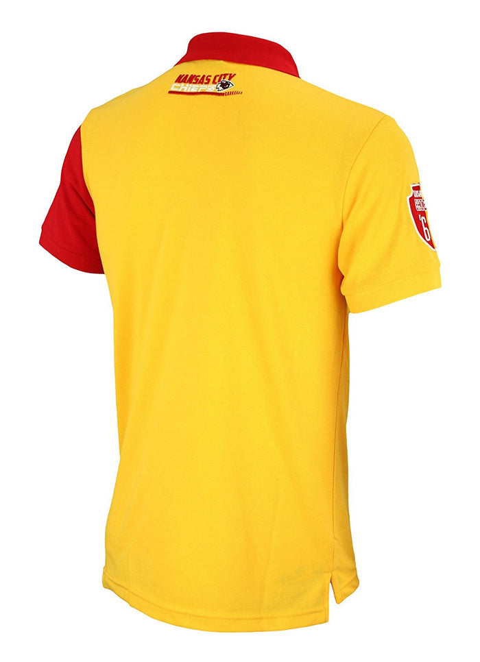 FOCO NFL Men's Kansas City Chiefs Rugby Polo Shirt
