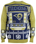 Forever Collectibles NFL Men's Los Angeles Rams Ugly Light Up Sweater