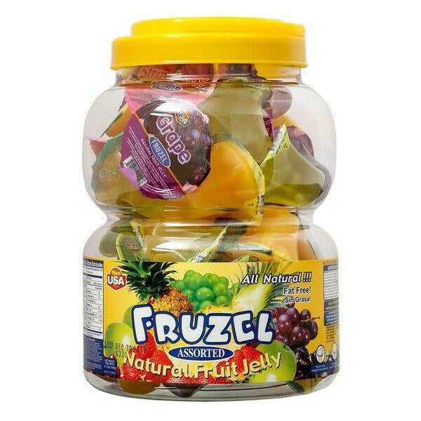 Fruzel Assorted Natural Fruit Juice Jelly Cups