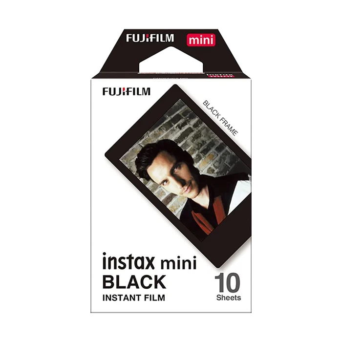 Fujifilm Instax Mini Instant Film - Black (10 Shots)
