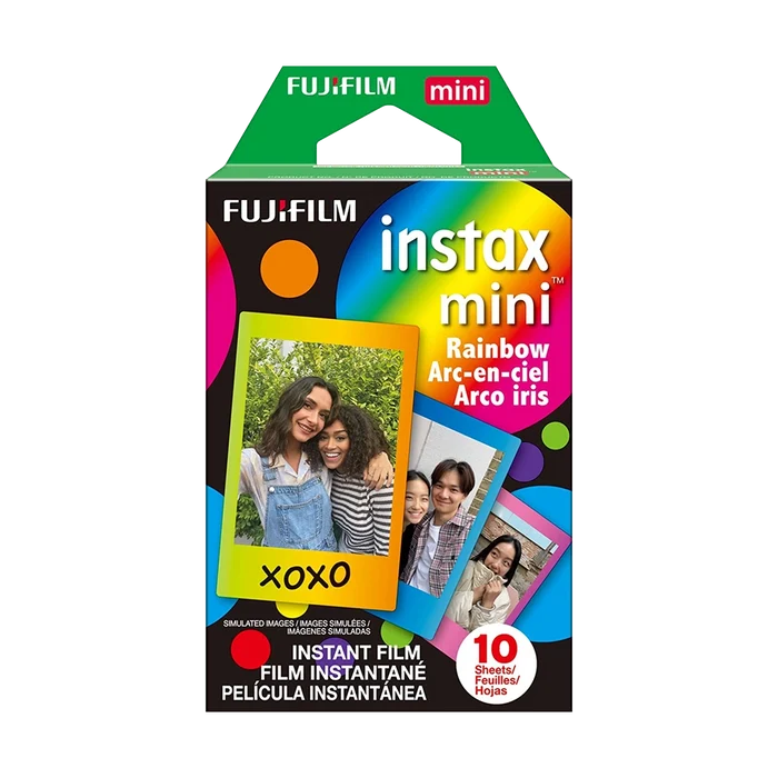 Fujifilm Instax Mini Instant Film - Rainbow (10 Shots)