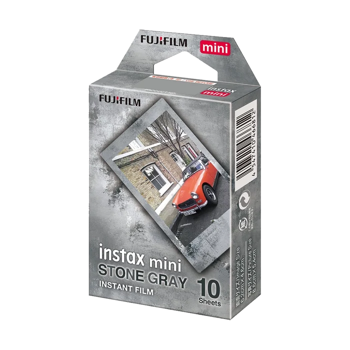 Fujifilm Instax Mini Instant Film - Stone Gray (10 Shots)