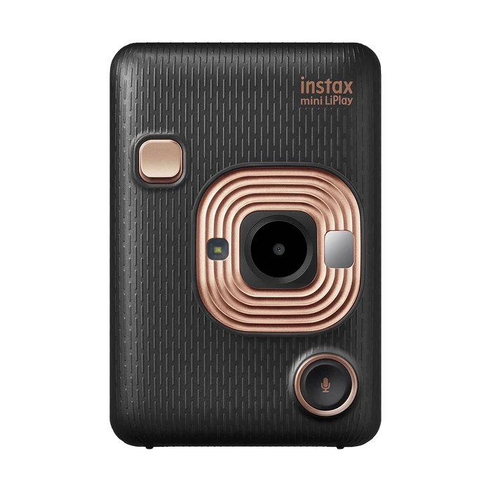 Fujifilm Instax Mini LiPlay Hybrid Instant Camera (Elegant Black)