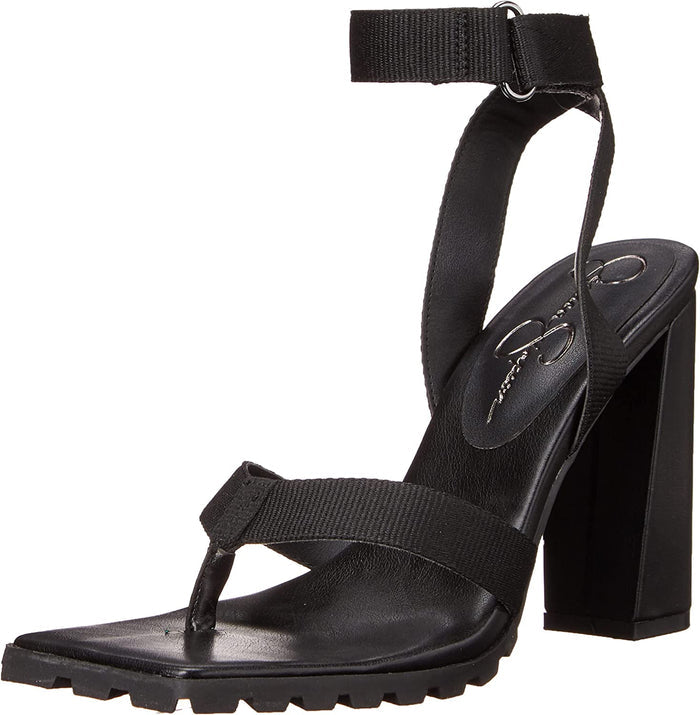 Jessica Simpson Kielne Women's Mixed Media Block Heel Sandals