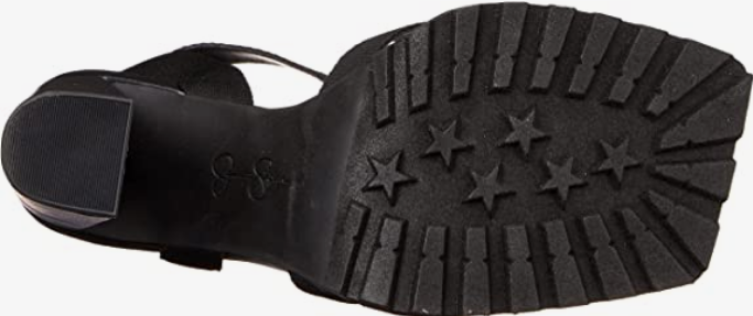 Jessica Simpson Kielne Women's Mixed Media Block Heel Sandals