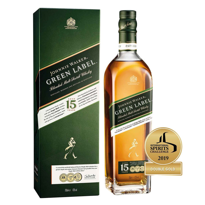 Johnny Walker Green Label 15 Years Blended Scotch Whisky  -750 ml