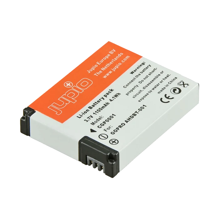 Jupio Battery for GoPro Hero/Hero2 (1100mAh) (Backordered)