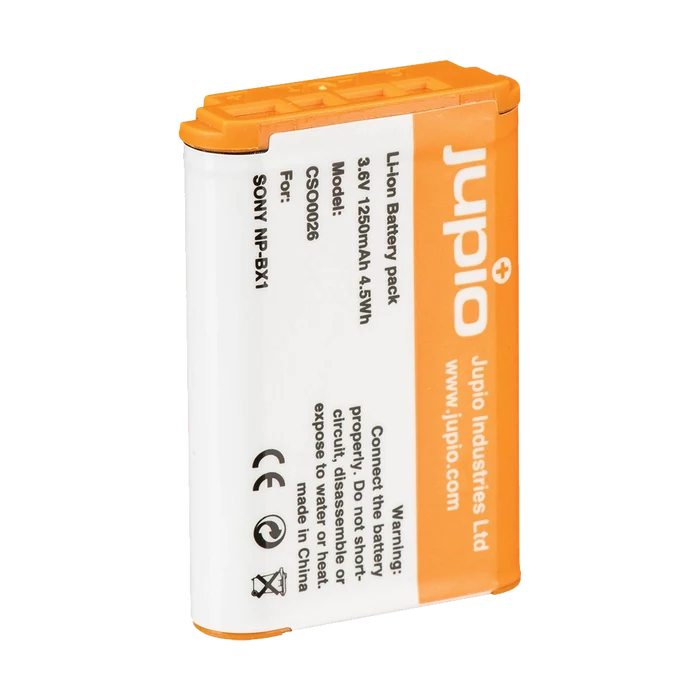Jupio NP-BX1 Lithium-Ion Battery Pack (3.6V, 1250mAh)