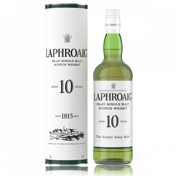 Laphroaig 10 Year Islay Single Malt Scotch  750 mL