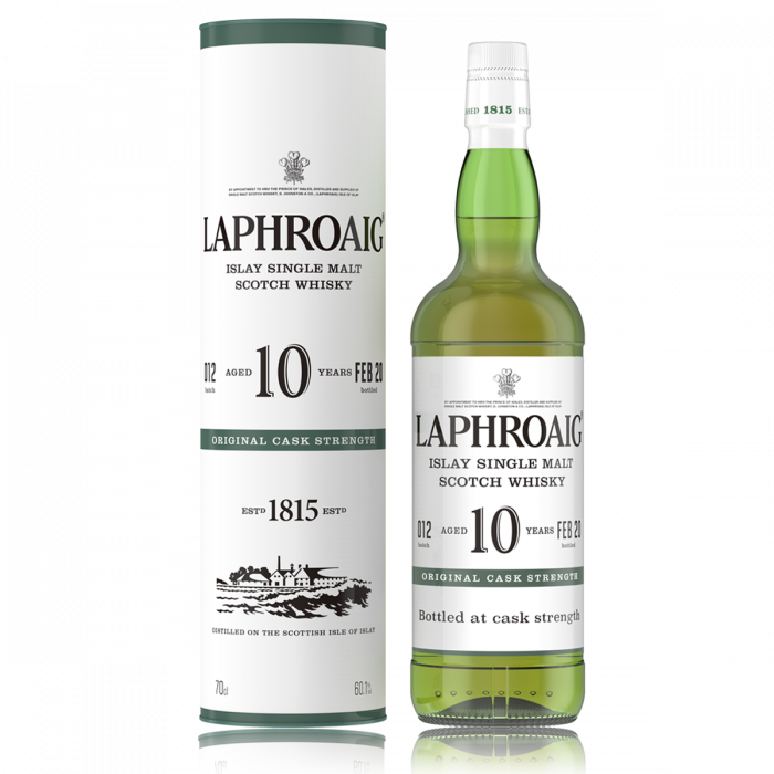 Laphroaig 10Yr Original Cask Strength Single Malt Scotch Whisky -750ml