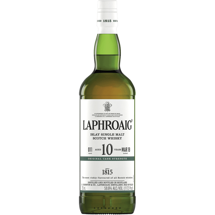 Laphroaig Scotch Single Malt Cask Strength 10yr - Newport Wine & Spirits