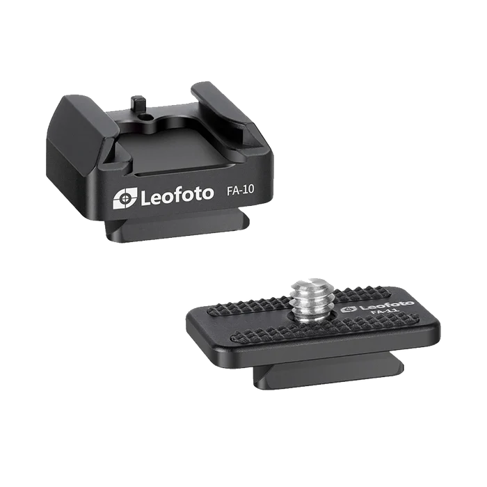 Leofoto FA-11 QR Plate for Cold Shoe and Hot Shoe Adapter