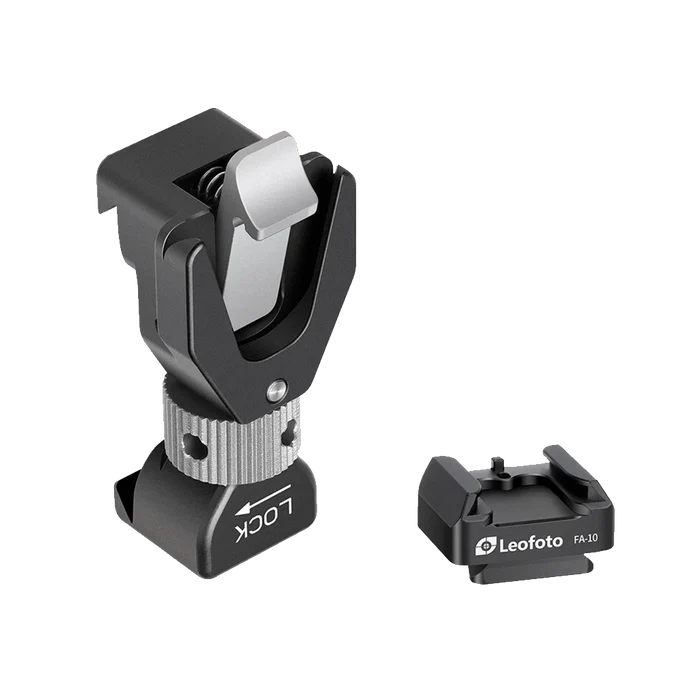 Leofoto FA-16+FA-10 Cold Shoe and Hot Shoe Adapter