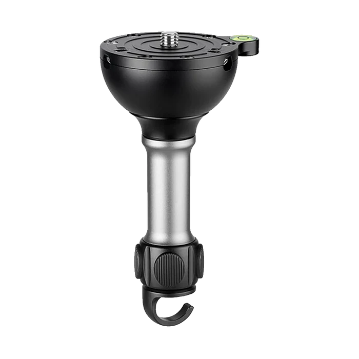 Leofoto YB-75LP Leveling Base for 75mm Bowls with Long Arm and Hook