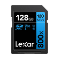 Lexar 128GB High-Performance 800x UHS-I SDXC Memory Card (BLUE Series)