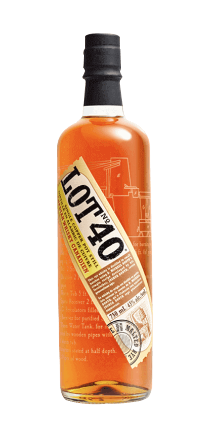 Lot 40 Copper Pot Still Canadian Rye  -750ml