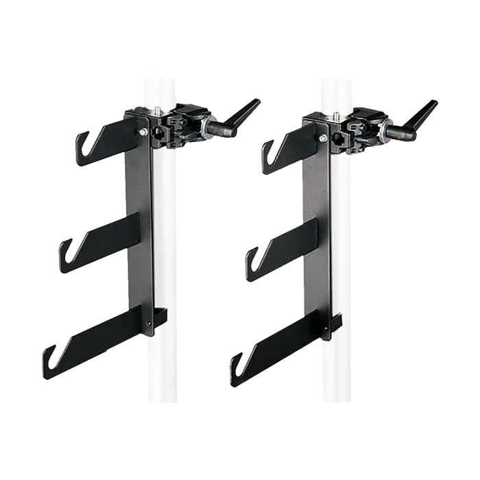 Manfrotto 044 Background Holder Hooks and Super Clamps for 3 Backgrounds - Set of 2