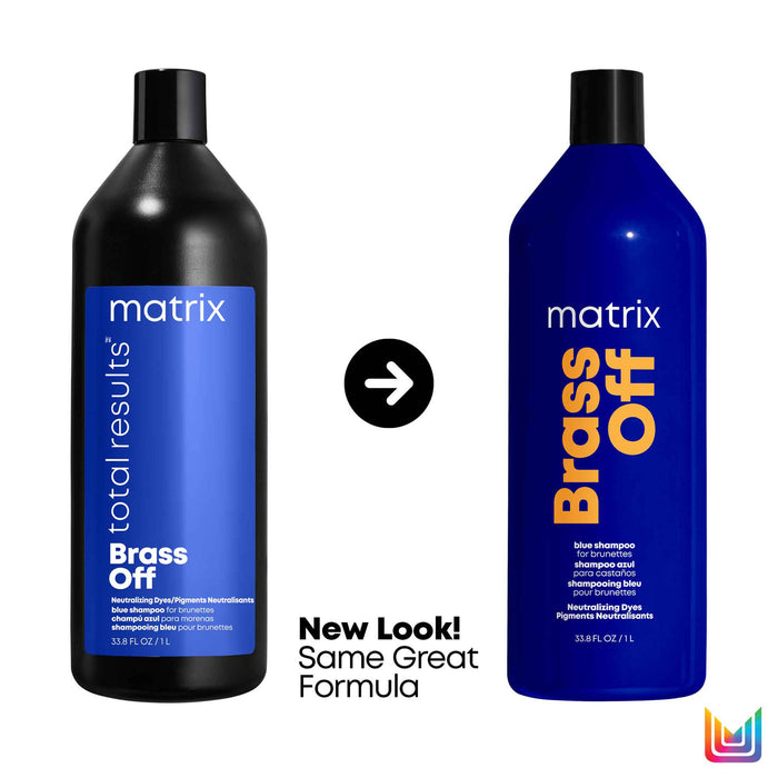 Matrix Total Results Brass Off Shampoo for Lightened Brunette Hair 1000ml - Additional 4