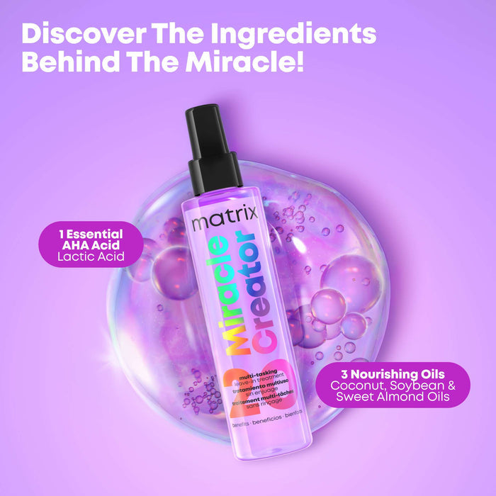Matrix Total Results Miracle Creator 20 Benefits Hair Styling Primer For All Hair Types 190ml - Additional 1