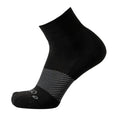 black wicked comfort merino wool performance sock 1/4 crew length | OS1st