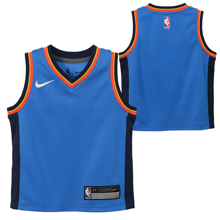 Nike NBA Kids (4-7) Oklahoma City Thunder Replica Icon Blank Jersey, Blue