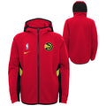 Nike NBA Youth Boys Atlanta Hawks Thermaflex Travel Showtime Zip Up Hoodie
