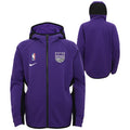 Nike NBA Youth Boys Sacramento Kings Thermaflex Travel Showtime Zip Up Hoodie