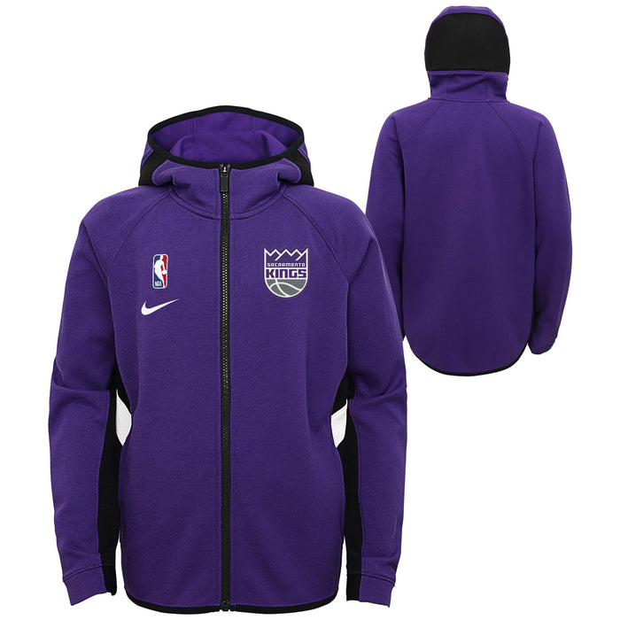 Nike NBA Youth Boys Sacramento Kings Thermaflex Travel Showtime Zip Up Hoodie
